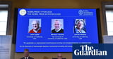 Nobel prize in physics awarded to three scientists for work on quantum mechanics