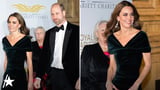 Prince William Puts Hand On Kate Middleton's Back At 1st Joint Red Carpet Appearance In 2 Years