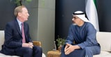 Abu Dhabi Crown Prince meets President of Microsoft