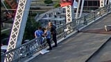 Moment rock legend Bon Jovi convinces woman not to leap from bridge