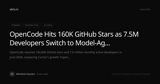 OpenCode Hits 160K GitHub Stars as 7.5M Developers Switch to Model-Agnostic AI Coding