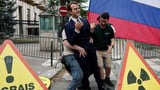 Greenpeace steals Macron wax figure from Paris museum for anti-Russia protest