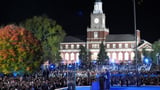 Kamala Harris will not speak as tearful supporters leave watch party