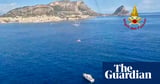 Britons and Americans among missing after yacht sinks off Sicily in storm