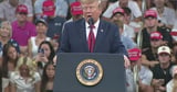 President Trump stops by Fort Myers to rally for GOP candidates Ashley Moody and Byron Donalds