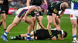 Cleary breaks his leg, then 12-man Newcastle break Penrith’s heart