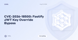 BREAKING: CVE-2026-18500 - @fastify/jwt Key Override Authorization Bypass