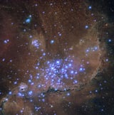 Hubble Captures Unique Ultraviolet View of a Spectacular Star Cluster - NASA Science