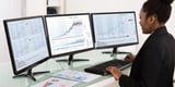 Micro LED monitors connect like puzzle pieces in HP multi-monitor concept