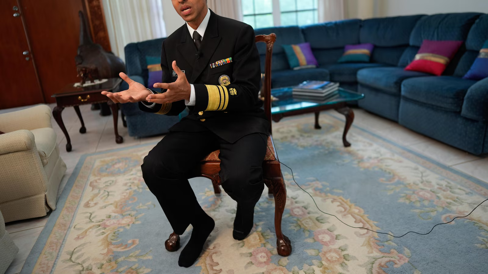 US surgeon general was warned by his mom to avoid politics, but he jumped into the fray anyway