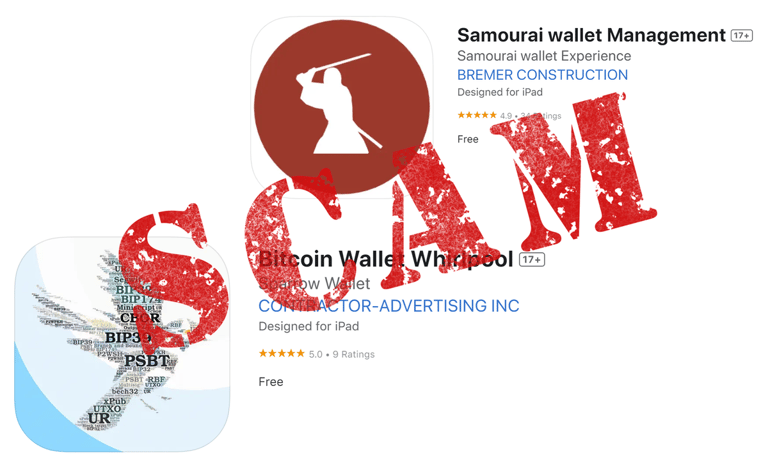 Fraudulent Bitcoin Wallet Apps Still Rampant on Apple's App Store, Users Warned