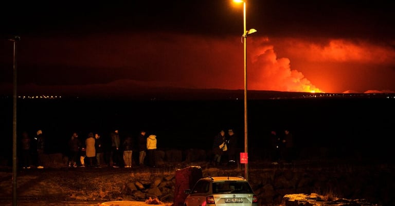 Iceland's Reykjanes Peninsula Sees First Volcanic Eruption in 800 Years: Thousands Evacuated