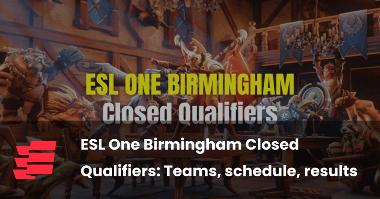 Dota 2 Showdown: 56 Teams Battle for 8 Coveted Spots in ESL One Birmingham
