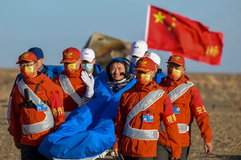 Chinese Astronauts Return After Five-Month Mission, China Prepares for Moon Landing by 2030