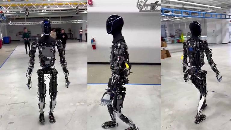 Tesla's 'Optimus' Strolls to Virality: Musk Unveils Next-Gen Robot Plans
