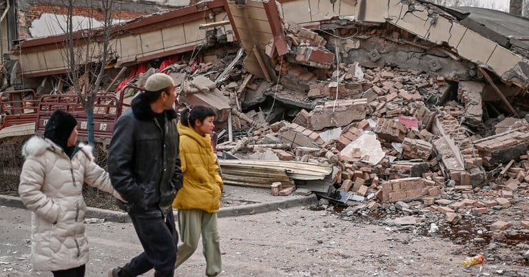 Deadly 6.2 Magnitude Earthquake Rocks Northwestern China: Over 127 Dead, 300 Injured
