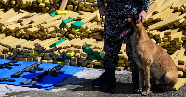 Brazil's Largest Drug Bust: 48 Tons of Marijuana Seized with Help of Heroic Sniffer Dog