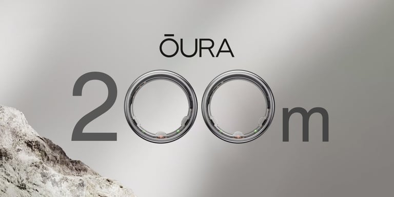 Oura Raises $200M, Valued at $5.2B, Leading Smart Ring Market with AI-Enhanced Health Tech