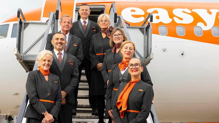EasyJet Targets Over-50s for Cabin Crew Roles, Highlighting Life Experience and Skills