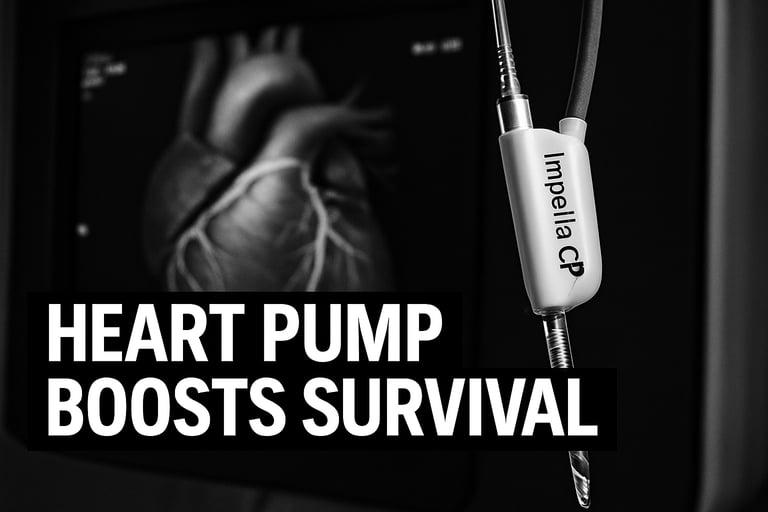 Breakthrough Heart Pump Impella CP Boosts Survival in STEMI Patients, Reduces Mortality by 16.3%