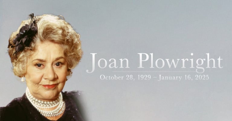 Dame Joan Plowright Passes at 94; Theaters to Dim Lights in Tribute