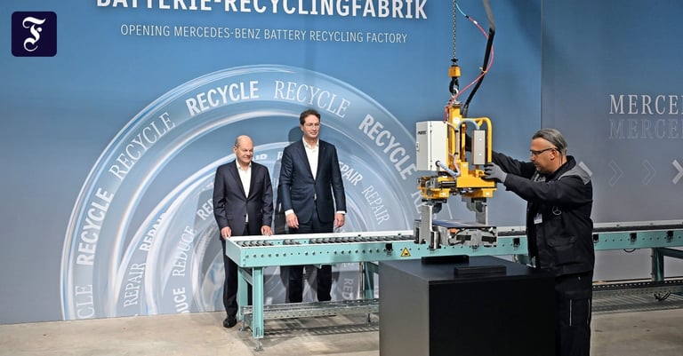 Mercedes-Benz Launches Europe's First Battery Recycling Plant, Pioneering Sustainable Electric Vehicle Future