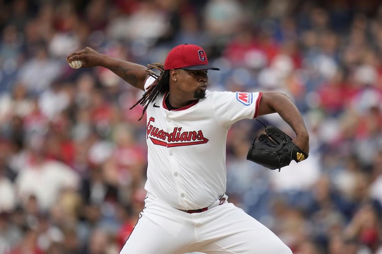 Guardians' Pitcher Luis Ortiz on Paid Leave Amid MLB Gambling Probe, Joey Cantillo Steps Up