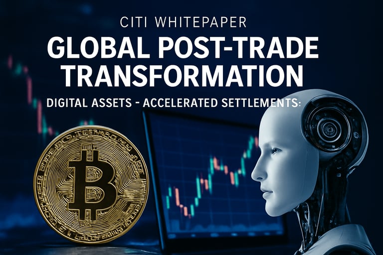 Citi's Whitepaper Unveils AI and Digital Assets Revolutionizing Global Post-Trade Industry