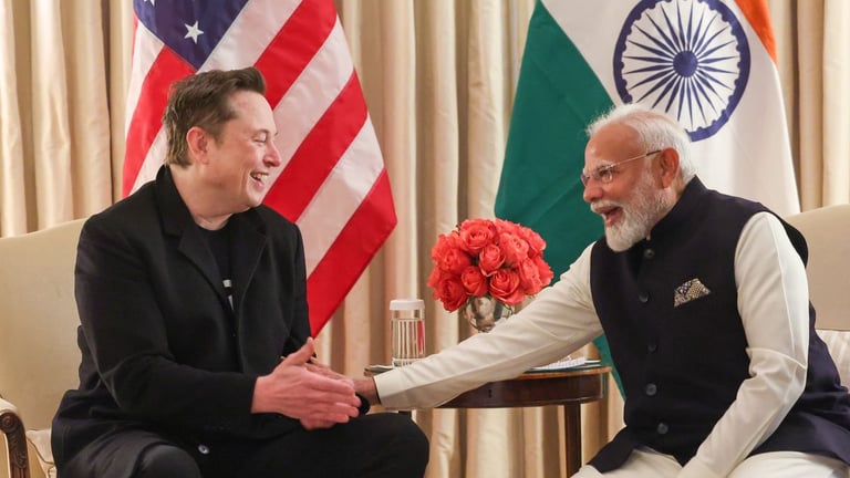 Tesla Explores Indian Semiconductor Market Amid Global Chip Shortage, Plans First EV Launch by 2025