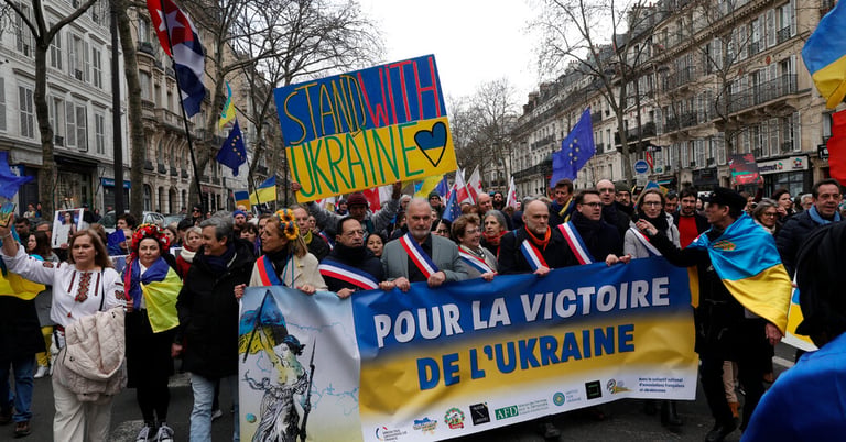 European Leaders Gather in Paris to Bolster Defense Against Russian Threat