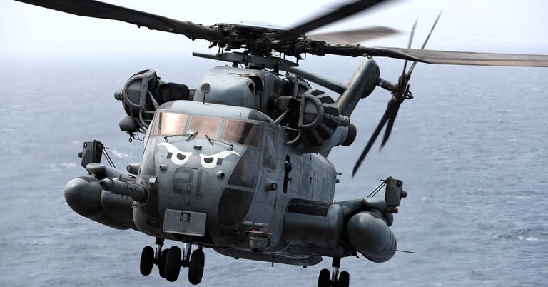 Five Marines Killed in CH-53E Helicopter Crash During California Training Flight