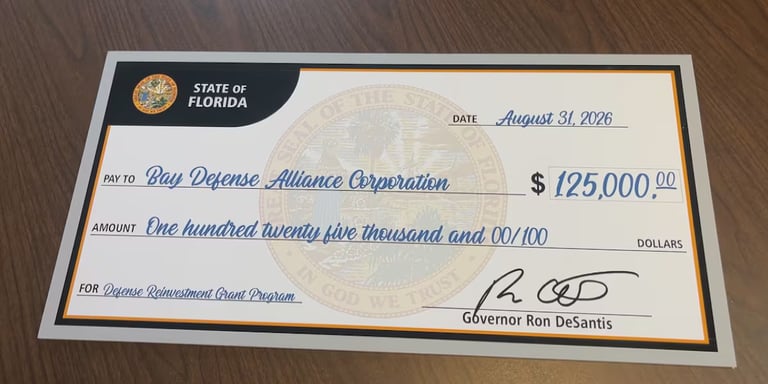 Bay County Bolsters Military Alliance with $125K Grant for Advocacy and Community Integration
