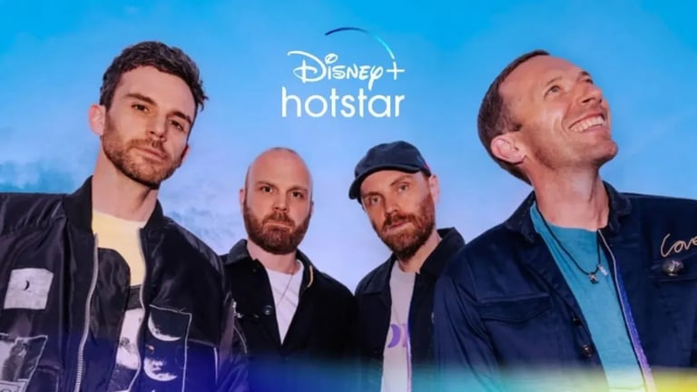 Disney+ Hotstar Streams Coldplay's Record-Breaking Tour, Pioneers New Concert Experience