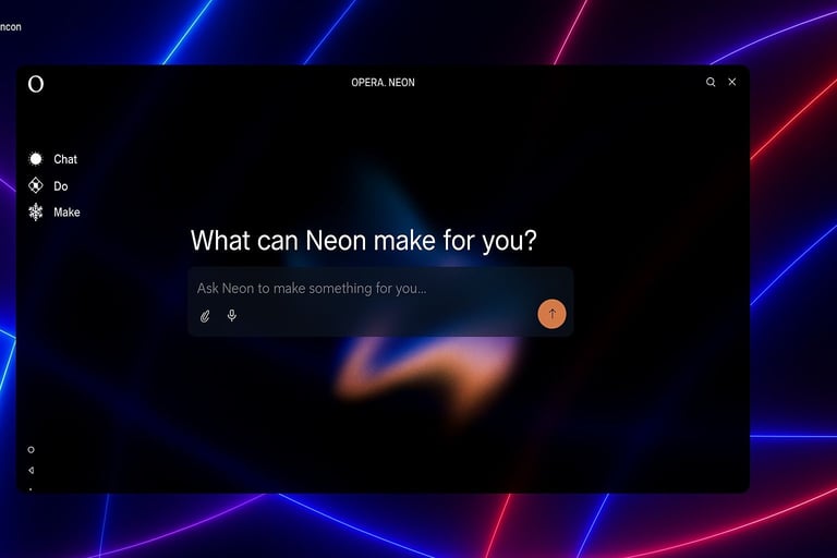 Opera Unveils Neon: AI-Powered Browser Revolutionizes User Experience with Automation, Privacy, and Web 3.0 Features