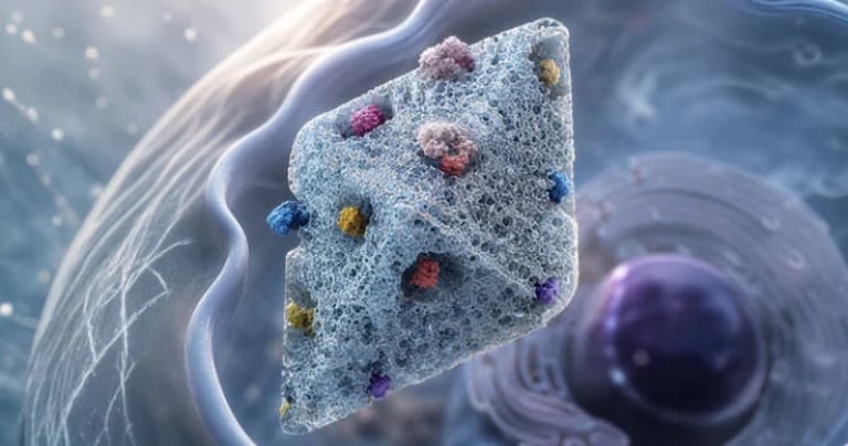 Breakthrough: KAUST's MOF Nanoparticles Turn Cells into Drug Factories with Protein Pathway Transplants