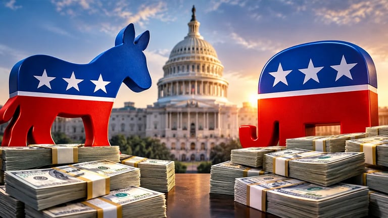Democrats Surge in Funding Race with $80M Push to Seize House Control