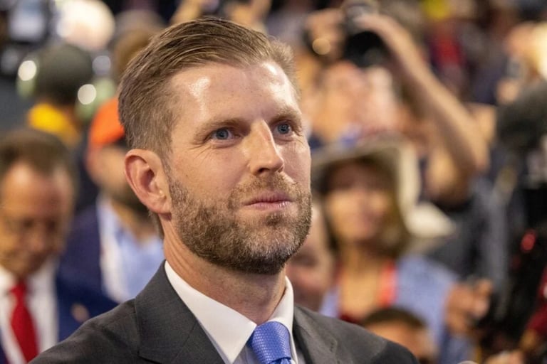 Eric Trump Celebrates Nasdaq Debut, Touts Bitcoin as 'Modern-Day Gold' Amid Financial Market Shift