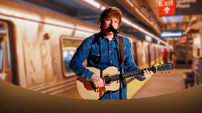 Ed Sheeran Surprises NYC Subway with Disguised Performance, Announces New Album 'Play'