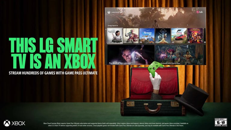 Stream Xbox Games on LG Smart TVs: Microsoft Launches Xbox App for Game Pass Ultimate Members