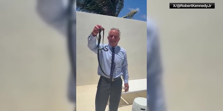 Robert F. Kennedy Jr. Sparks Viral Frenzy Handling Snakes at Dr. Oz’s Home