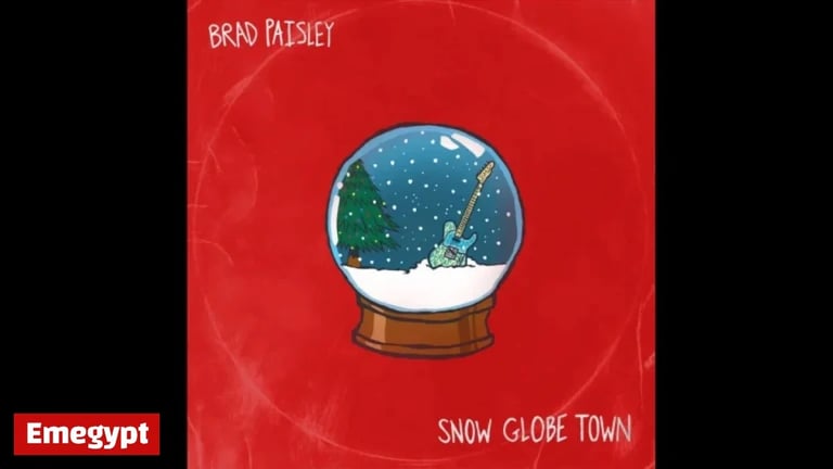 Brad Paisley Unveils "Snow Globe Town," Topping Holiday Charts with Nostalgic Country Festivities