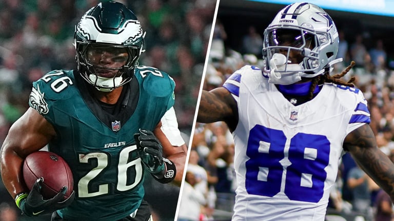 Eagles Soar with Barkley and Hurts, While Cowboys Struggle Without Prescott: Key NFC East Showdown Looms