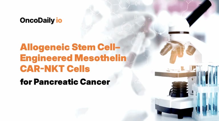 Breakthrough Allo15MCAR-NKT Cells Show Superior Tumor Control in Pancreatic Cancer Models