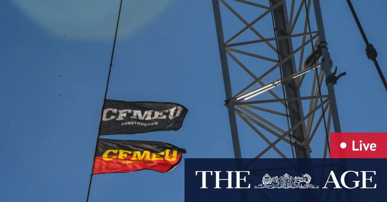 Massive Rallies in Melbourne and Sydney: Workers Protest Government Takeover of CFMEU