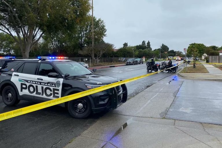 Man Detained After Courthouse Explosion in Santa Maria; Weapons Cache Found in Vehicle