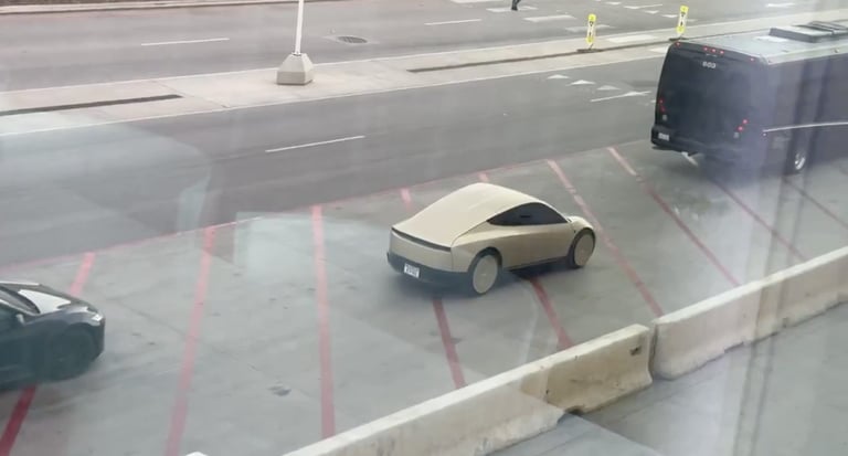 Tesla's Cybercab Unveiled: Self-Driving Taxi Testing Sparks EV Community Buzz