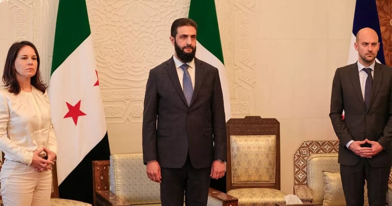 German and French Foreign Ministers Make Historic Visit to Syria Amidst Diplomatic Tensions