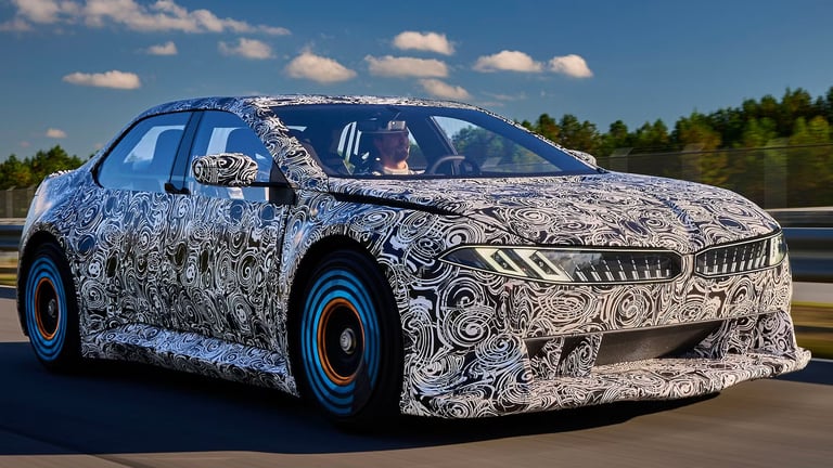 BMW Unveils Bold M Concept with Shark-Like Design and Powerhouse Electric Performance