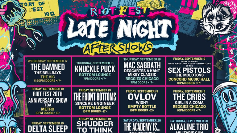 Riot Fest 2025: Green Day, Weezer, blink-182 Headline 20th Anniversary in Chicago