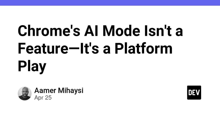 Google's AI Mode in Chrome Revolutionizes Browsing, Ignites Platform War with Competitors